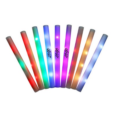 Colorful Sponge Foam LED Electronic Light-Up Glow Stick