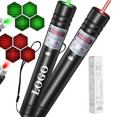 Rechargeable Long Range Red/Green Laser Pointer