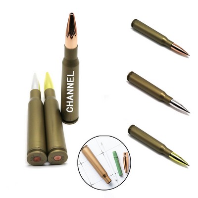 Refillable Twist Bullet Shaped Pen