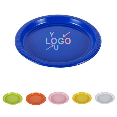 Colorful 7 Inches Round Party Plate