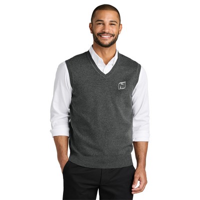 Port Authority Easy Care Sweater Embroidered Vest