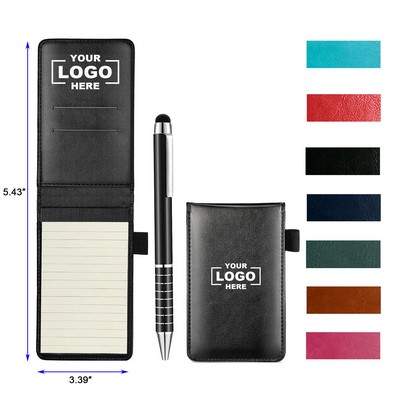 Mini Pocket Notepad Holder Set