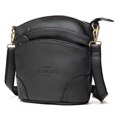Classic Leather Crossbody Bag