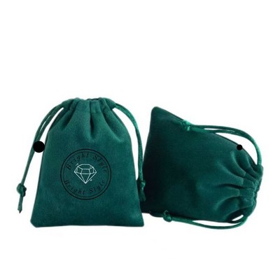 Velvet Drawstring Jewelry Pouch