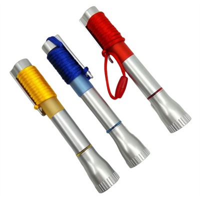 3-in-1 LED Light Pen with Lanyard Combo