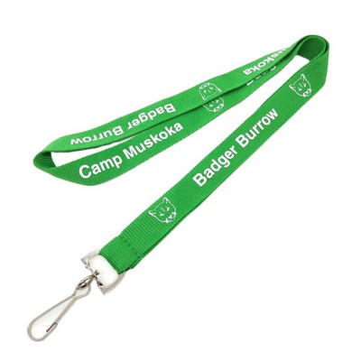 1" Dye Sublimated Durable Lanyard