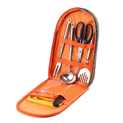 8pcs Camp Cooking Utensil Set