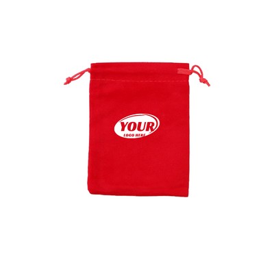 Drawstring Velvet Bag