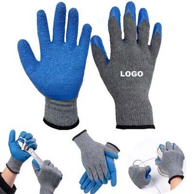 Custom Safety Gloves Heavy Duty Latex Work Gloves for Men/Women