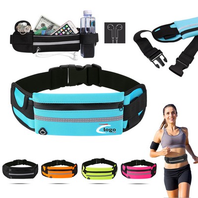 Reflective Running Belt Fanny Pack