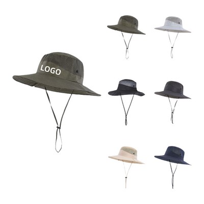 Outdoor Wide Brim UV Protection Sun Bucket Hat