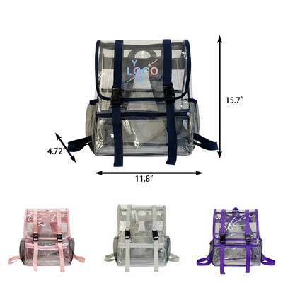 Durable Clear PVC Backpack