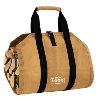 Canvas Log Carrier Bag Firewood Wood Carrying Bag