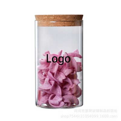 Glass Jar W/ Cork Stopper