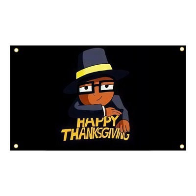 Banner Background Flag With Grommets 59x35"