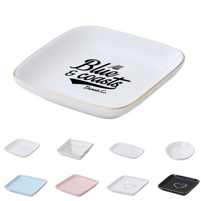 Handcrafted Glazed Ceramic Storage Tray