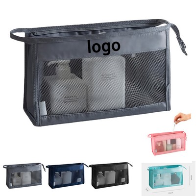 Mesh Travel Makeup & Toiletry Bag