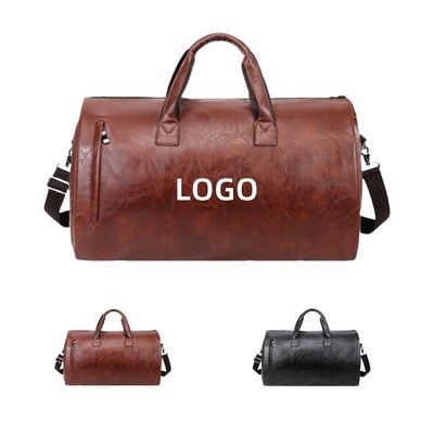 Large Leather Duffle Bag