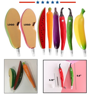 Vegetable-shaped Ballpoint Pens