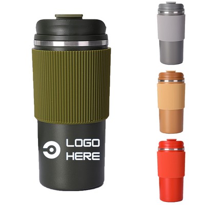17 Oz. Non-Slip Insulated Stainless Steel Coffee Mug