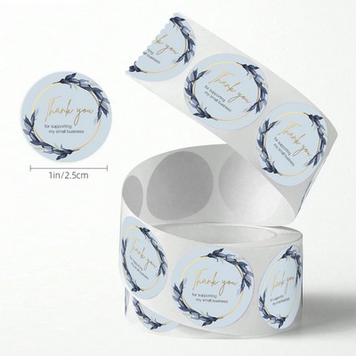 Thank You Stickers Roll