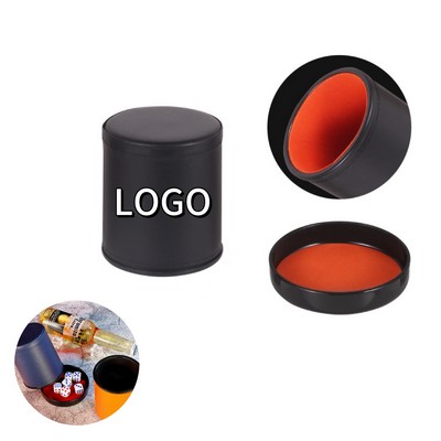 Pu Leather Dice Cup
