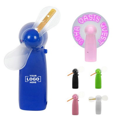Mini Portable Electric Fan with Custom Logo Option