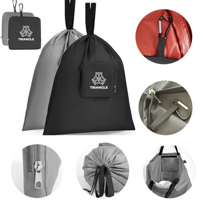 Foldable Dirty Laundry Bags with Handles for Travel