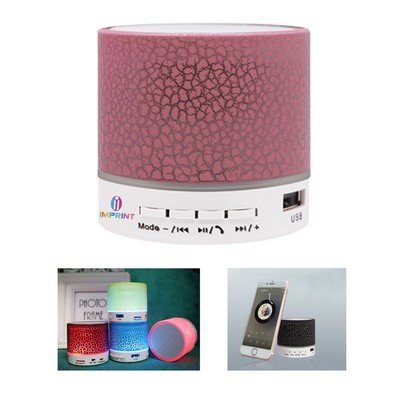 Led Wireless Speaker With Cracked Design