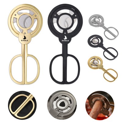Wheeled 3 Blades Cigar Clipper Scissors