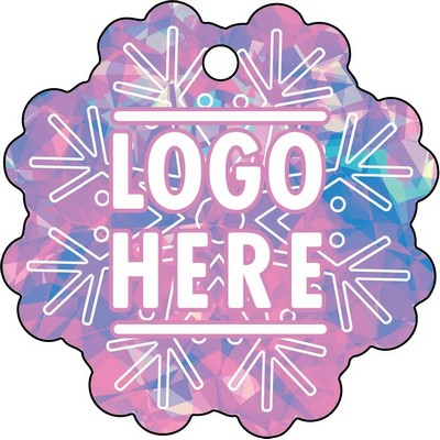 1/4" Recycled Wood Ornaments-Snowflake 5