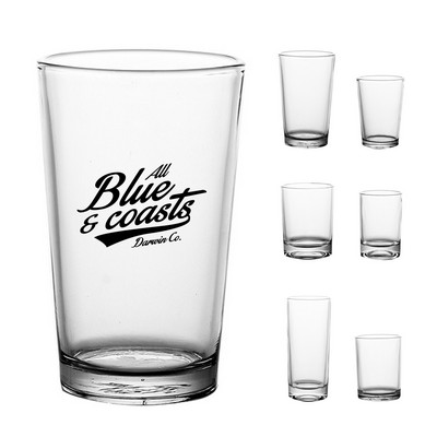 16 Oz Clear Glass Beer Cup