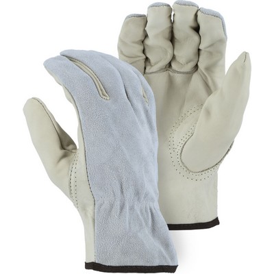 Majestic 1533GS Goatskin Palm and Split Cowhide Back Drivers Glove