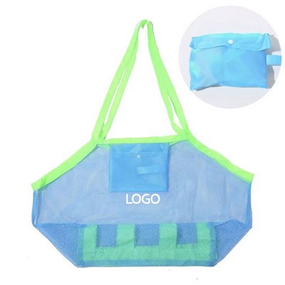 Nylonmesh Compact Foldable Beach Tote Bag