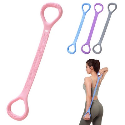 Ergonomic Silicone Figure 8 Fitness Resistance Band