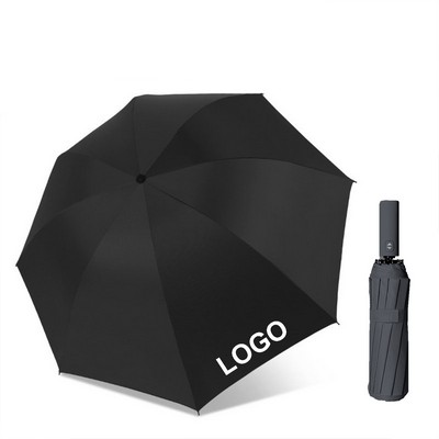 Black Rubber Bone Clear Dual Purpose Umbrella