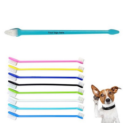 Two-Headed Pet Toothbrush
