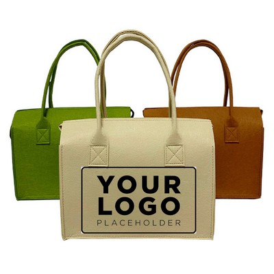 Foldable Felt Shopping Tote Bag