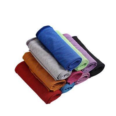 Cooling Sweat Wicking Towel for Running and Gym Workouts