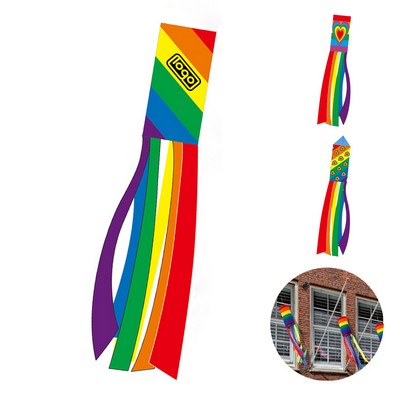 Polyester Rainbow Windsock