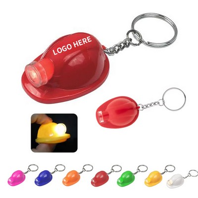 LED Hard Hat Keychain