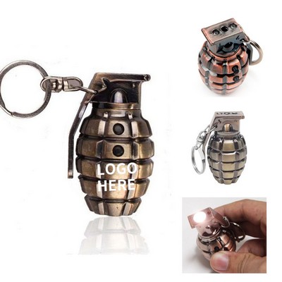 Tactical LED Laser Keychain Grenade