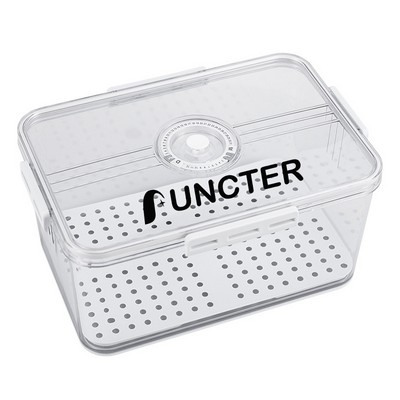 Large PET Large Capacity Leak Proof And Moisture Proof Lock Cigar Box