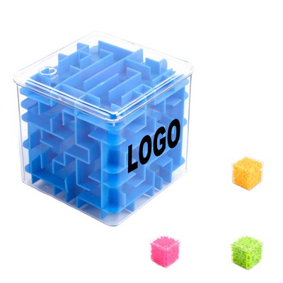 Transparent 3D Rolling Ball Cube