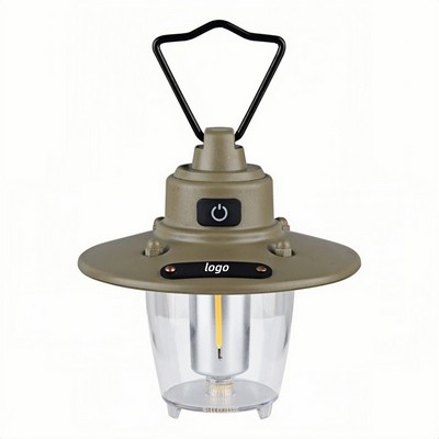 Pinecone Inspired LED Camping Lantern with Ultra Long Battery Life and Warm Glow