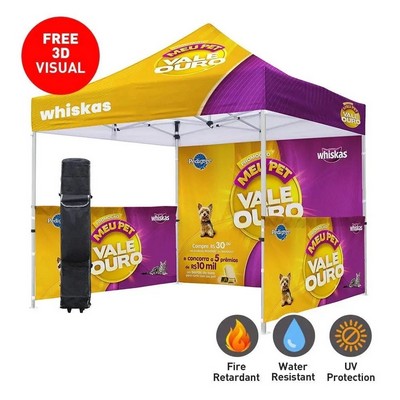 Custom 10'x10' Tent Kit Package with Back Wall