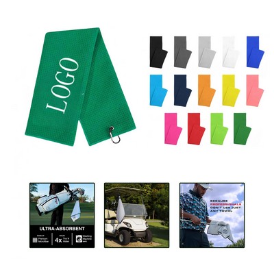 Microfiber Fast Dry Golf Towel with Clip