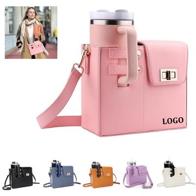 Tumbler Holder Crossbody Bag
