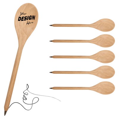 Wooden Spoon Shape Ballpoint Pen