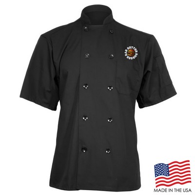 Unisex Short Sleeve Chef Coat w/Mesh Back